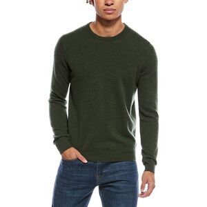 Mette Mens  Cashmere Crewneck Sweater, Green